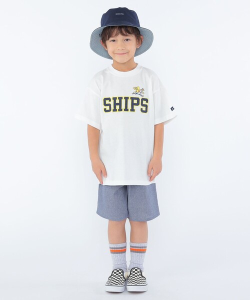 SHIPS（シップス）の「SHIPS KIDS:コットン リバーシブル ハット（ハット・キッズ・ベージュ/ネイビー・MEDIUM/LARGE）」の10枚目の写真