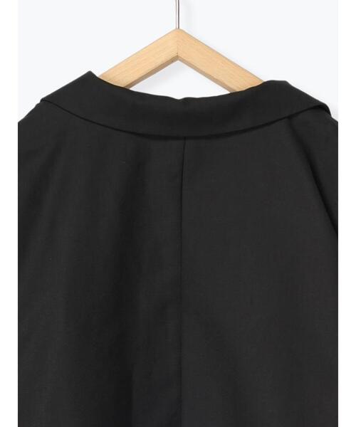 ehka sopo（エヘカソポ）の「袖スリットショート丈ジャケット(セットアップ可)（ノーカラージャケット・レディース・グレー/カーキ/ブラック・F）」の13枚目の写真