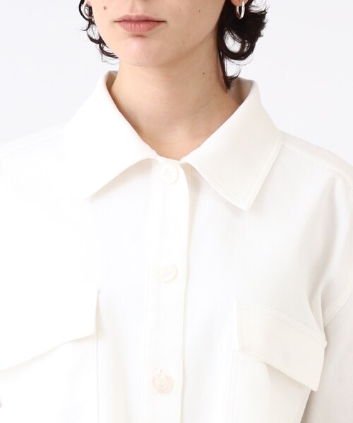 GALLEST（ギャレスト）の「◆【LEE WEB6月号掲載】コットンボリュームジャケット（デニムジャケット・レディース・ホワイト系/ブラック/ブルー系その他・34/38）」の19枚目の写真