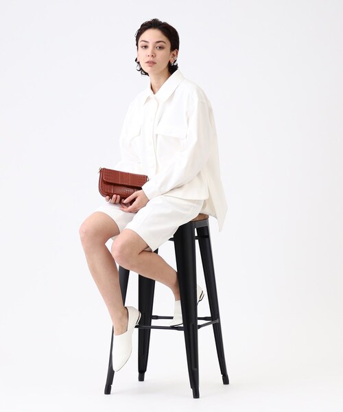 GALLEST（ギャレスト）の「◆【LEE WEB6月号掲載】コットンボリュームジャケット（デニムジャケット・レディース・ホワイト系/ブラック/ブルー系その他・34/38）」の16枚目の写真