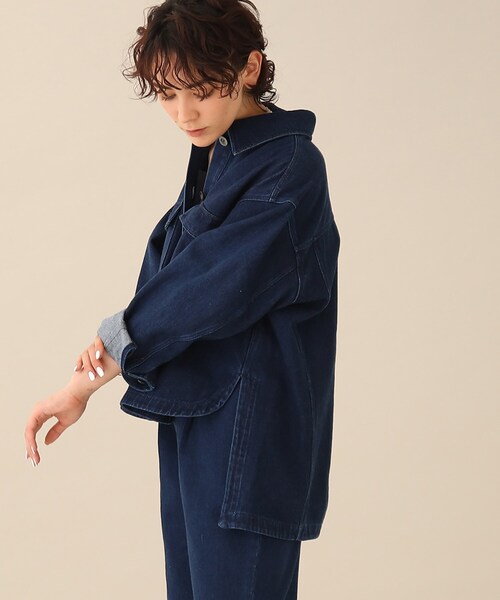 GALLEST（ギャレスト）の「◆【LEE WEB6月号掲載】コットンボリュームジャケット（デニムジャケット・レディース・ホワイト系/ブラック/ブルー系その他・34/38）」の15枚目の写真