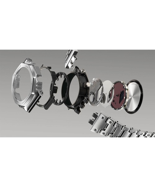 G-SHOCK(ジーショック)の「フルメタル / スマートフォンリンク&タフソーラー / GM-B2100AD-2AJF(アナログ腕時計・メンズ・ブルー・FREE)」の9枚目の写真