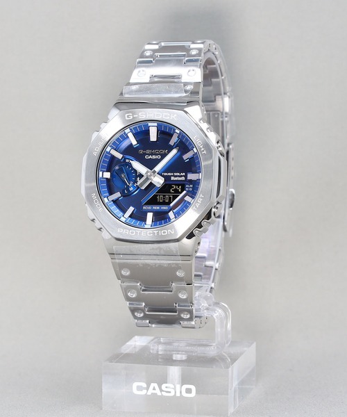 G-SHOCK(ジーショック)の「フルメタル / スマートフォンリンク&タフソーラー / GM-B2100AD-2AJF(アナログ腕時計・メンズ・ブルー・FREE)」の14枚目の写真