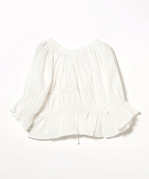 Ray BEAMS（レイビームス）の「Ray BEAMS / シャーリング リボン ブラウス（シャツ/ブラウス・レディース・レッド/ホワイト/ブラック・ONE SIZE）」の22枚目の写真