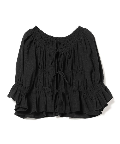 Ray BEAMS（レイビームス）の「Ray BEAMS / シャーリング リボン ブラウス（シャツ/ブラウス・レディース・レッド/ホワイト/ブラック・ONE SIZE）」の12枚目の写真