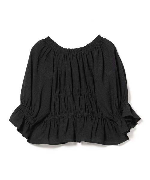 Ray BEAMS（レイビームス）の「Ray BEAMS / シャーリング リボン ブラウス（シャツ/ブラウス・レディース・レッド/ホワイト/ブラック・ONE SIZE）」の13枚目の写真