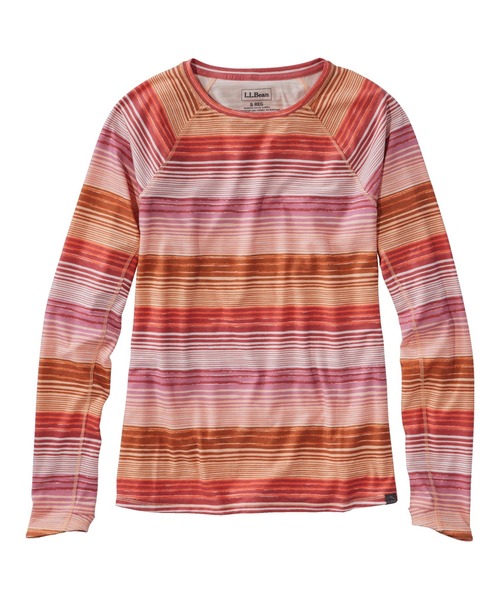エブリデイ・サンスマート・ティ、長袖 クルーネック ストライプ 米国フィット・レギュラー（Tシャツ/カットソー）｜L.L.Bean（エルエルビーン）