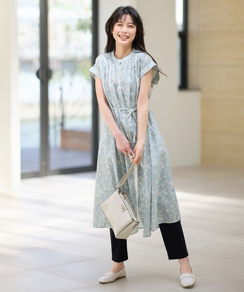 【セール】【手洗い可能】レトロギャザーワンピース（ワンピース）｜any Fam（エニィファム）