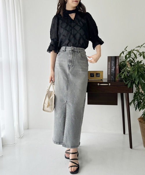 one after another NICE CLAUP（ワンアフターアナザーナイスクラップ）の「取り外し可能/ボウタイアソートブラウス（シャツ/ブラウス・レディース・アイボリー/アイボリー系/オフホワイト/ブラック・FREE）」の19枚目の写真