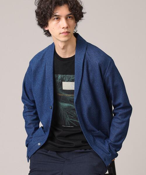 TAKEO KIKUCHI（タケオキクチ）の「◆【プリントT】ボタニカル フォト Tシャツ（Tシャツ/カットソー・メンズ・ネイビー/ホワイト/ブラック・01/02/03/04）」の11枚目の写真