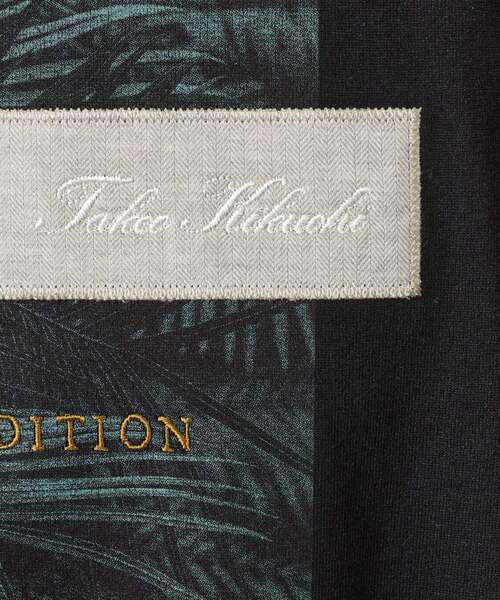 TAKEO KIKUCHI（タケオキクチ）の「◆【プリントT】ボタニカル フォト Tシャツ（Tシャツ/カットソー・メンズ・ネイビー/ホワイト/ブラック・01/02/03/04）」の13枚目の写真