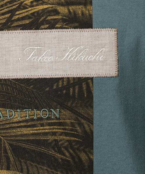 TAKEO KIKUCHI（タケオキクチ）の「◆【プリントT】ボタニカル フォト Tシャツ（Tシャツ/カットソー・メンズ・ネイビー/ホワイト/ブラック・01/02/03/04）」の21枚目の写真