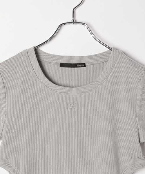 Heather(ヘザー)の「カットアウトドロストTEE 118720(Tシャツ/カットソー・レディース・ブラック/ホワイト/グレー・FREE)」の5枚目の写真