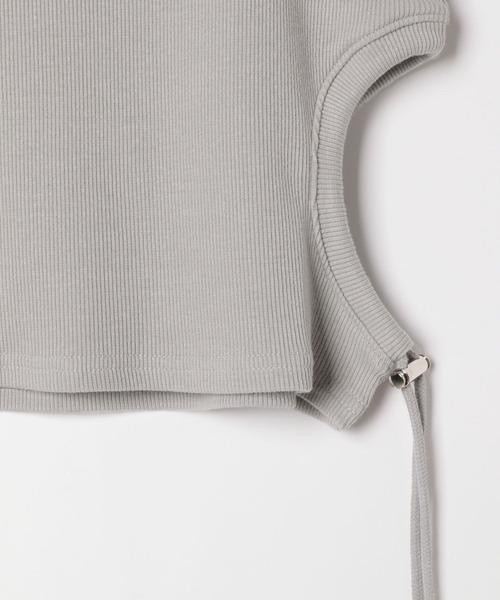 Heather(ヘザー)の「カットアウトドロストTEE 118720(Tシャツ/カットソー・レディース・ブラック/ホワイト/グレー・FREE)」の7枚目の写真