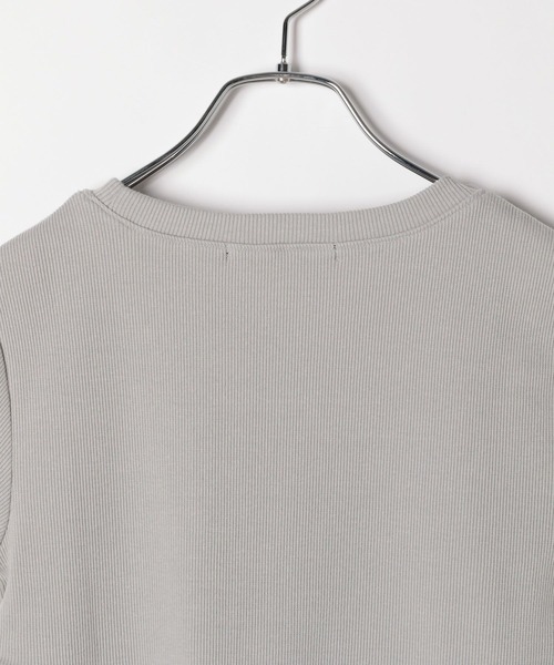 Heather(ヘザー)の「カットアウトドロストTEE 118720(Tシャツ/カットソー・レディース・ブラック/ホワイト/グレー・FREE)」の10枚目の写真