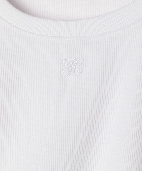 Heather(ヘザー)の「カットアウトドロストTEE 118720(Tシャツ/カットソー・レディース・ブラック/ホワイト/グレー・FREE)」の12枚目の写真