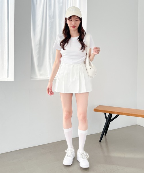 Heather(ヘザー)の「カットアウトドロストTEE 118720(Tシャツ/カットソー・レディース・ブラック/ホワイト/グレー・FREE)」の16枚目の写真