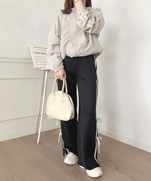 apres jour（アプレジュール）の「リボンラインパンツ【ZOZOTOWN限定アイテム】（その他パンツ・レディース・ブラック/ピンクベージュ/アイボリー・MEDIUM/SMALL/X-LARGE）」の18枚目の写真