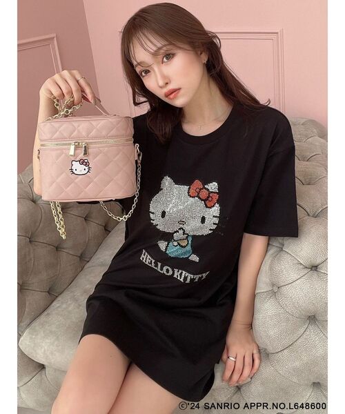 RESEXXY(リゼクシー)の「【ハローキティコラボ】バニティバッグ(ショルダーバッグ・レディース・ブラック/ピンク・FREE)」の7枚目の写真