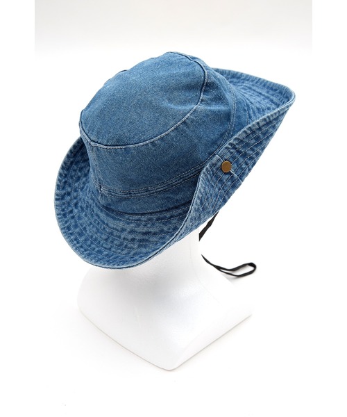セール】an meets zakka サイドボタン2WAYデニムハット
