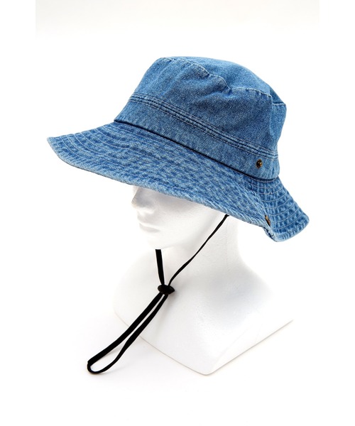 セール】an meets zakka サイドボタン2WAYデニムハット