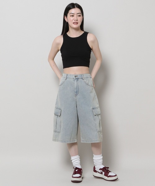 3.3 Field Trip （3.3フィールドトリップ）の「3.3 Field Trip／ホールターネックTOP（タンクトップ・レディース・アイボリー/ブラック・FREE）」の3枚目の写真