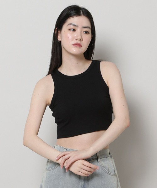 3.3 Field Trip （3.3フィールドトリップ）の「3.3 Field Trip／ホールターネックTOP（タンクトップ・レディース・アイボリー/ブラック・FREE）」の6枚目の写真