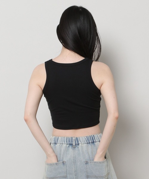 3.3 Field Trip （3.3フィールドトリップ）の「3.3 Field Trip／ホールターネックTOP（タンクトップ・レディース・アイボリー/ブラック・FREE）」の8枚目の写真