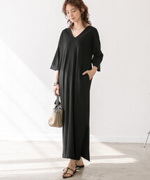 RIVE DROITE | 5分袖カットワンピース(ワンピース)