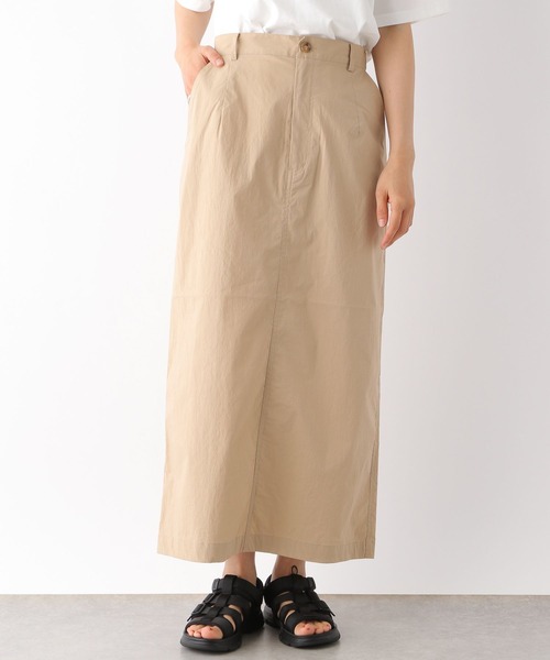 LEPSIM（レプシィム）の「コットンナロースカート　116416（スカート・レディース・ベージュ/ブラック・LARGE/MEDIUM）」の3枚目の写真