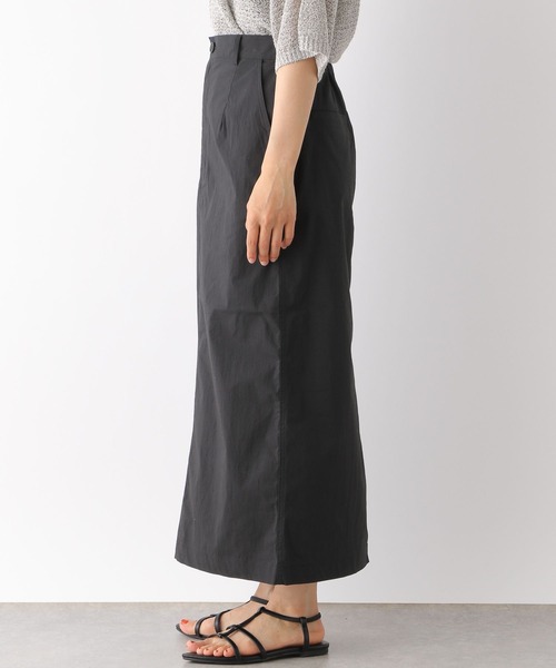 LEPSIM（レプシィム）の「コットンナロースカート　116416（スカート・レディース・ベージュ/ブラック・LARGE/MEDIUM）」の7枚目の写真