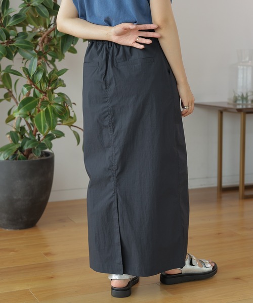 LEPSIM（レプシィム）の「コットンナロースカート　116416（スカート・レディース・ベージュ/ブラック・LARGE/MEDIUM）」の18枚目の写真