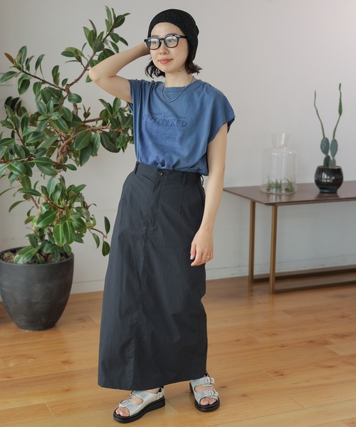 LEPSIM（レプシィム）の「コットンナロースカート　116416（スカート・レディース・ベージュ/ブラック・LARGE/MEDIUM）」の20枚目の写真