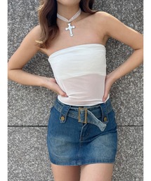 DURAS | Ｓｈｅａｒ　ｂｅａｒ　ｔｏｐ(チューブトップ)