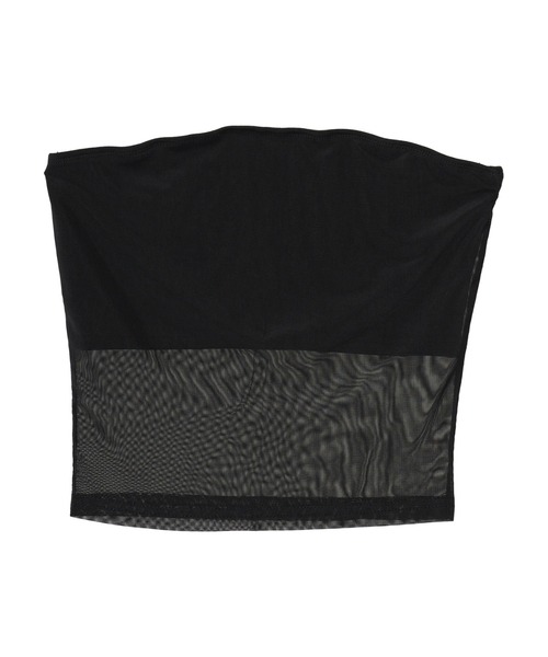 DURAS（デュラス）の「Ｓｈｅａｒ　ｂｅａｒ　ｔｏｐ（チューブトップ・レディース・ブラック/ホワイト・FREE）」の18枚目の写真