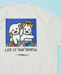 FREAK'S STORE | matsui×FREAK'S STORE/マツイ×フリークスストア 別注 ｢DJ」バックプリント クルーネック半袖Tシャツ(Tシャツ/カットソー)