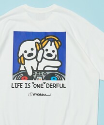 FREAK'S STORE（フリークスストア）の「matsui×FREAK'S STORE/マツイ×フリークスストア 別注 ｢DJ」バックプリント クルーネック半袖Tシャツ（Tシャツ/カットソー・メンズ）」