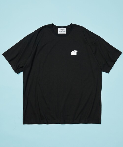 FREAK'S STORE（フリークスストア）の「matsui×FREAK'S STORE/マツイ×フリークスストア 別注 ｢DJ」バックプリント クルーネック半袖Tシャツ（Tシャツ/カットソー・メンズ・グレー/ブラック/ホワイト・MEDIUM/LARGE/X-LARGE）」の4枚目の写真