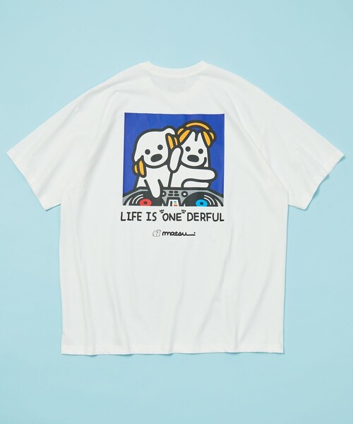FREAK'S STORE（フリークスストア）の「matsui×FREAK'S STORE/マツイ×フリークスストア 別注 ｢DJ」バックプリント クルーネック半袖Tシャツ（Tシャツ/カットソー・メンズ・グレー/ブラック/ホワイト・MEDIUM/LARGE/X-LARGE）」の11枚目の写真