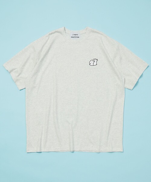 FREAK'S STORE（フリークスストア）の「matsui×FREAK'S STORE/マツイ×フリークスストア 別注 ｢DJ」バックプリント クルーネック半袖Tシャツ（Tシャツ/カットソー・メンズ・グレー/ブラック/ホワイト・MEDIUM/LARGE/X-LARGE）」の12枚目の写真