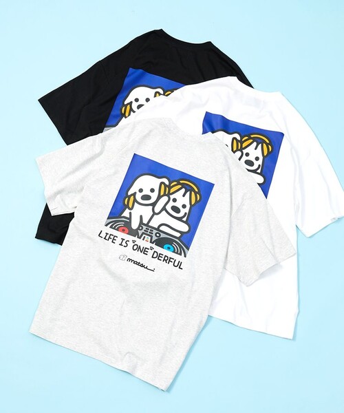 FREAK'S STORE（フリークスストア）の「matsui×FREAK'S STORE/マツイ×フリークスストア 別注 ｢DJ」バックプリント クルーネック半袖Tシャツ（Tシャツ/カットソー・メンズ・グレー/ブラック/ホワイト・MEDIUM/LARGE/X-LARGE）」の14枚目の写真