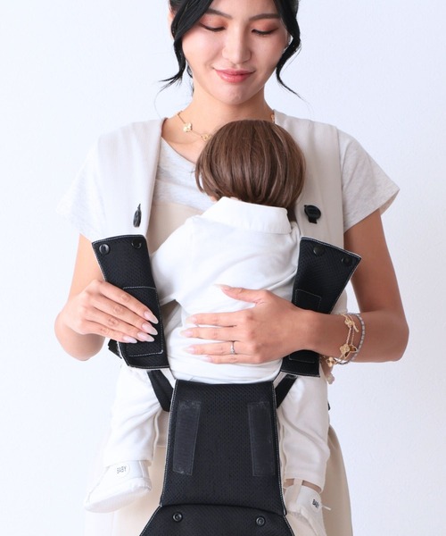 SweetMommy（スウィートマミー）の「日本製 6WAY オリジナル抱っこ紐 [選べる4タイプ]（抱っこ紐/ベルトカバー/スリング・レディース・グレー/ライトグレー/ダークネイビー/ダークブルー/ライトベージュ/ネイビー/ベージュ/アイボリー・FREE）」の22枚目の写真