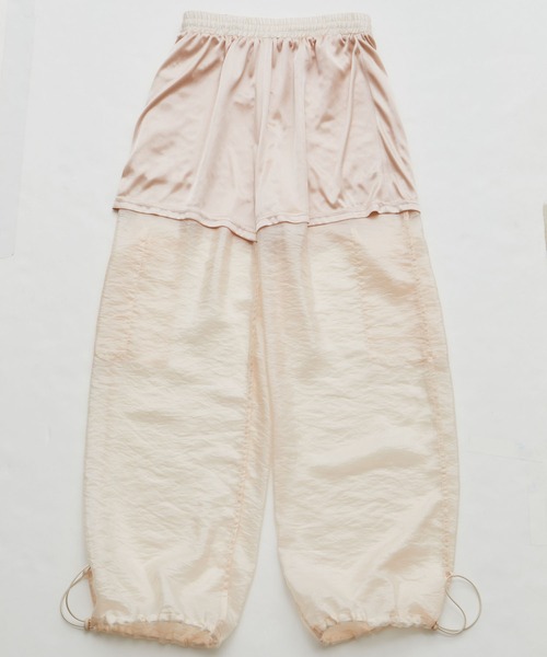 VIS（ビス）の「【洗える】シアーカーゴパンツ（カーゴパンツ・レディース・ブラック/ブラウン/ピンク・FREE）」の13枚目の写真