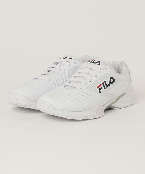 フィラ [FILA] -AXILUS 2 ENERGIZED アクシラス 2 エナージャイズド テニスレディース メンズユニセックススニーカーWHITE/WHITE/NAVY FL1TM00615147