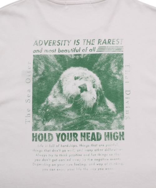 j.n.r.d(ジェー・エヌ・アール・ディー)の「j.n.r.d/エシカルモチーフバックプリントTシャツ(Tシャツ/カットソー・メンズ・ネイビー/ピンク/ホワイト・M/LL/L)」の12枚目の写真