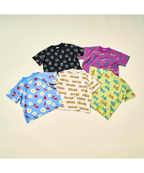 セール】【WEB限定】総柄POPTシャツ（Tシャツ/カットソー