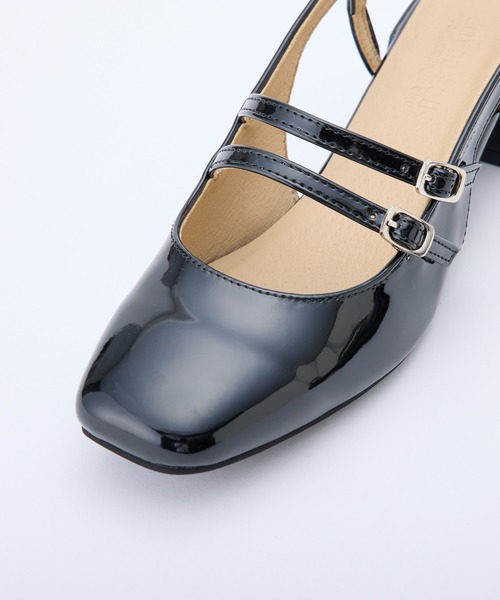 one after another NICE CLAUP（ワンアフターアナザーナイスクラップ）の「ダブルストラップバックベルトパンプス（パンプス・レディース・シルバー/ブラック/テラコッタ・S/M/L）」の12枚目の写真