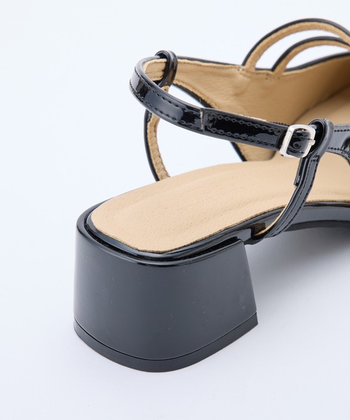 one after another NICE CLAUP（ワンアフターアナザーナイスクラップ）の「ダブルストラップバックベルトパンプス（パンプス・レディース・シルバー/ブラック/テラコッタ・S/M/L）」の13枚目の写真
