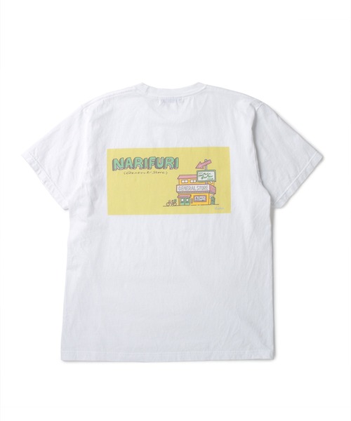 narifuri(ナリフリ)の「プリントTシャツ(HATCH)(Tシャツ/カットソー・メンズ・ブラック/ホワイト・MEDIUM/LARGE)」の6枚目の写真