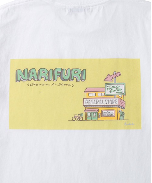 narifuri(ナリフリ)の「プリントTシャツ(HATCH)(Tシャツ/カットソー・メンズ・ブラック/ホワイト・MEDIUM/LARGE)」の8枚目の写真